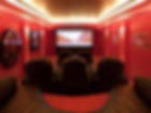 Red cinema room