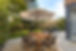 Table and chairs on patio